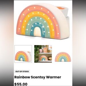 Rainbow Scentsy Warmer & Waxes